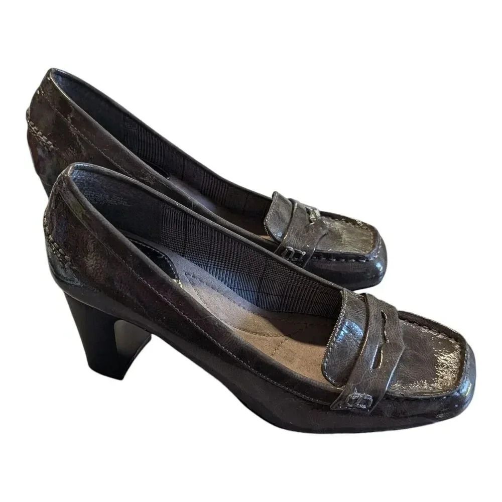 Mootsies Tootsies Monikilee Size 7 M Gray Womens 2.5" Heel Faux Leather New